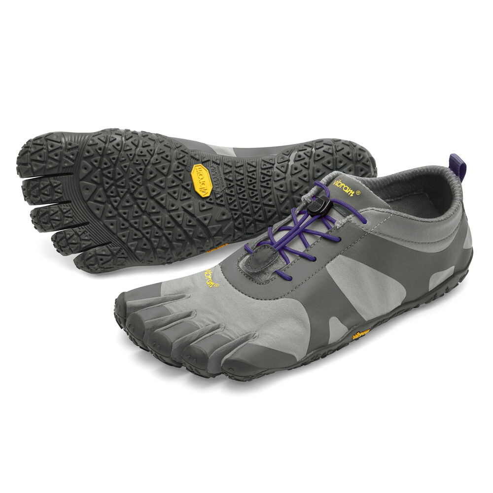 Vibram Fivefingers V-Alpha Bayan Koşu Ayakkabısı Gri/Mor,ZQ7054398